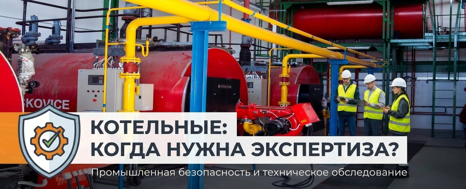 Котельная, когда нужна экспертиза? Промышленная безопасность.